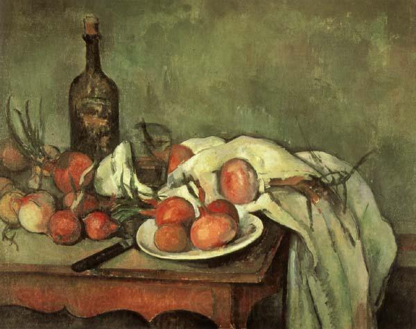 Paul Cezanne Nature morte aux oignons